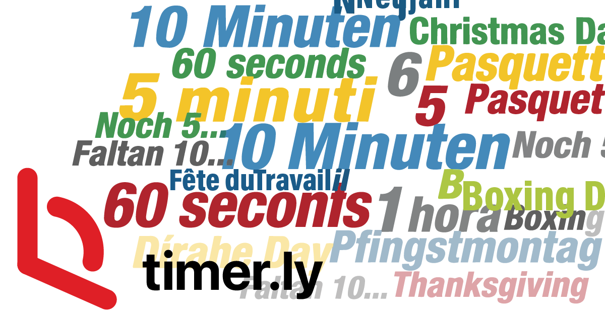 Timer Lely Shareable countdown timers — for any date | timer.ly